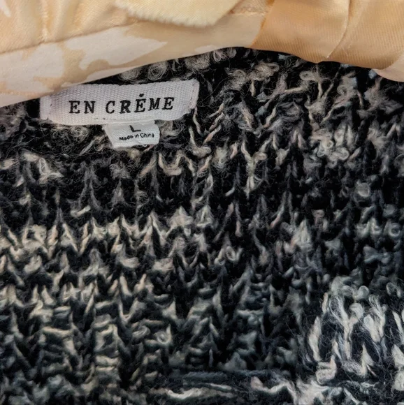 En Creme Open front sweater coat - Picture 6 of 9